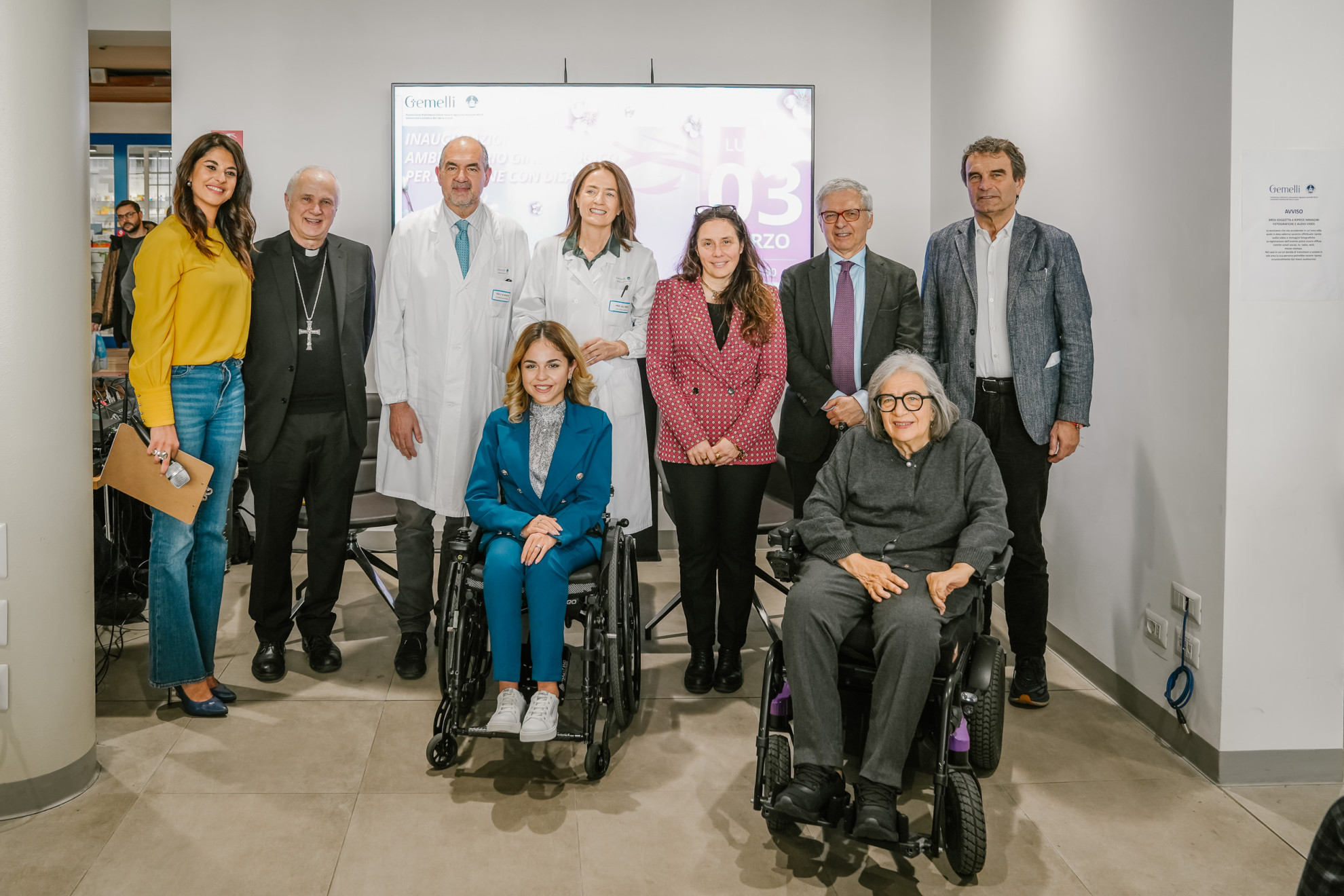 Policlinico Gemelli - Inaugurato l'ambulatorio ginecologico per le donne con disabilità